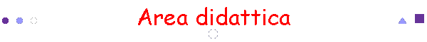 Area didattica