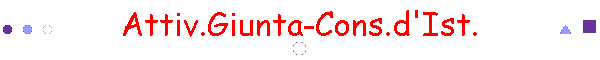 Attiv.Giunta-Cons.d'Ist.
