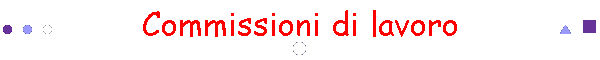 Commissioni di lavoro