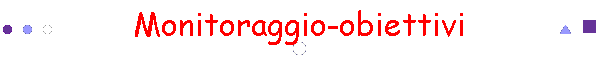 Monitoraggio-obiettivi