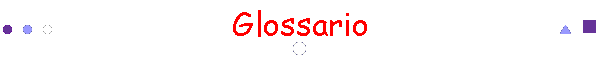 Glossario