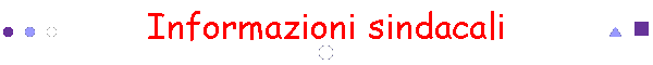 Informazioni sindacali
