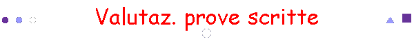 Valutaz. prove scritte