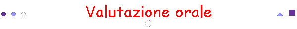 Valutazione orale